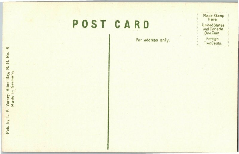 Steamer Mt. Washington, Alton Bay NH Vintage Postcard D70 