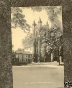 WASHINGTON NJ FIRST PRESBYTERIAN CHURCH Postcard