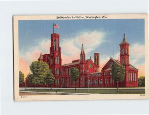 Postcard Smithsonian Institution, Washington, District of Columbia