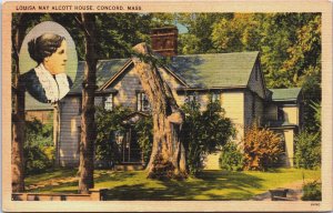 Louisa May Alcott House Concord Massachusetts Linen C179