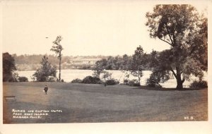 Niagara Falls New York Goat Island Clifton Hotel Real Photo Postcard AA66099