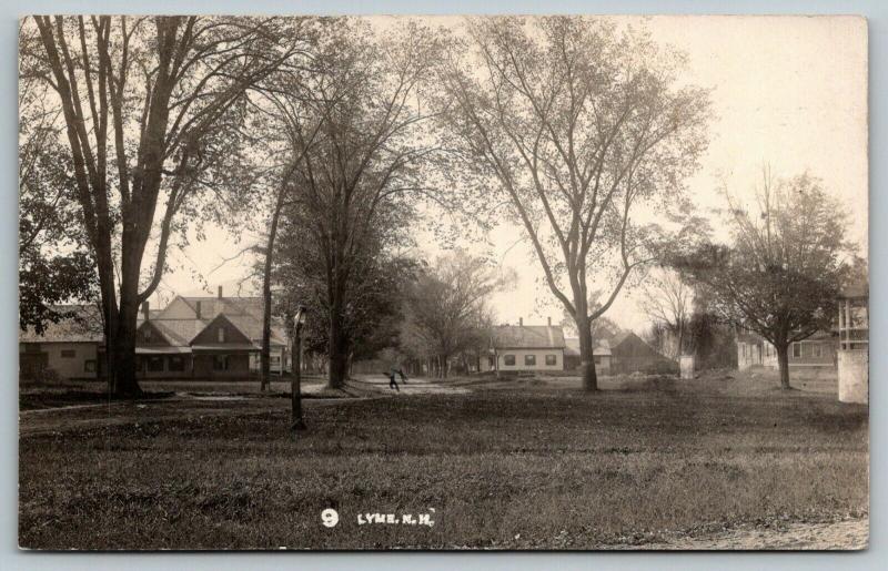 Lyme New Hampshire~Payson E Fairfield: Some Former Pupils on this Road~1909 RPPC 
