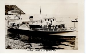 US    PC5238 WORLD'S LARGEST GLASS BOTTOM BOAT, CATALINA ISLAND, CA