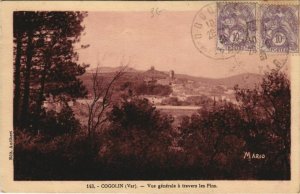 CPA COGOLIN Vue Generale a travers les Pins (1111764)