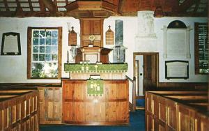 Bermuda - St. George's, Three Decker Pulpit in St. Peter's Church