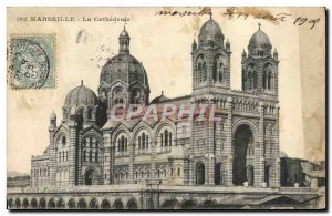 Old Postcard Marseille La Cathedrale