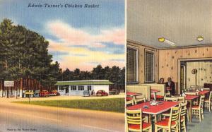 Florence South Carolina Edwins Chicken Basket Multiview Antique Postcard K38482