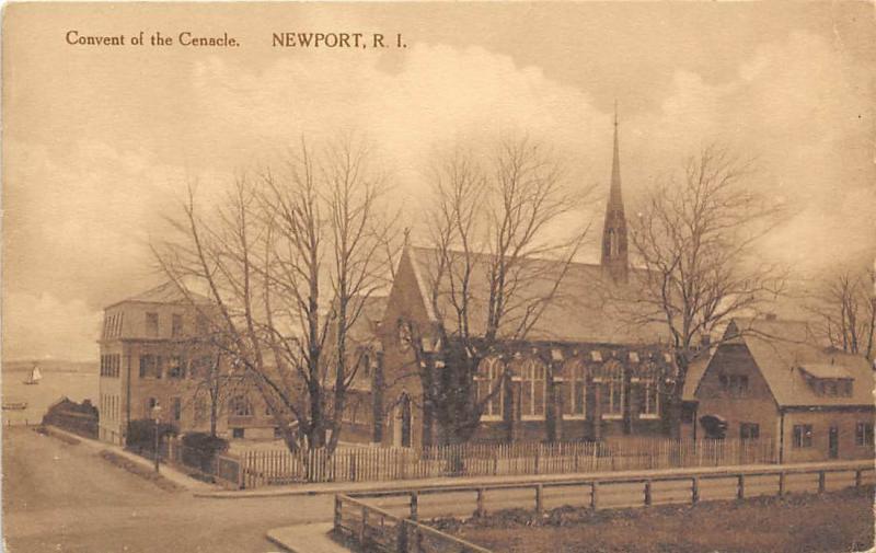 Convent Cenacle Newport Rhode Island Albertype postcard 