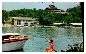 Postcard BOAT SCENE Osage Beach Missouri MO AS4787