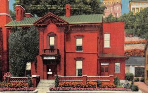 GALENA, Illinois IL   HISTORICAL MUSEUM~COMMUNITY CENTER  c1940's Linen Postcard