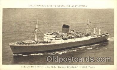 Kenya Castle Union Castle Royal Mail Steamers, Ship Unused light wear close t...