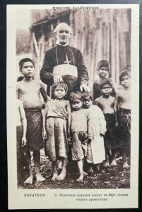 Mint Ecuador Real Picture Postcard Salesian Mission baptized childrens