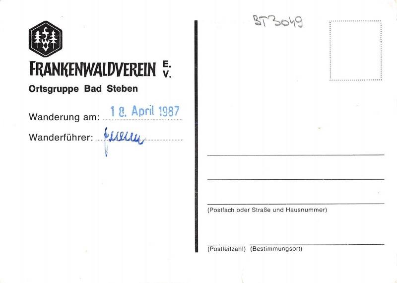BT3049 alte Wehrikirche Bad Steben Frankenwald      Germany