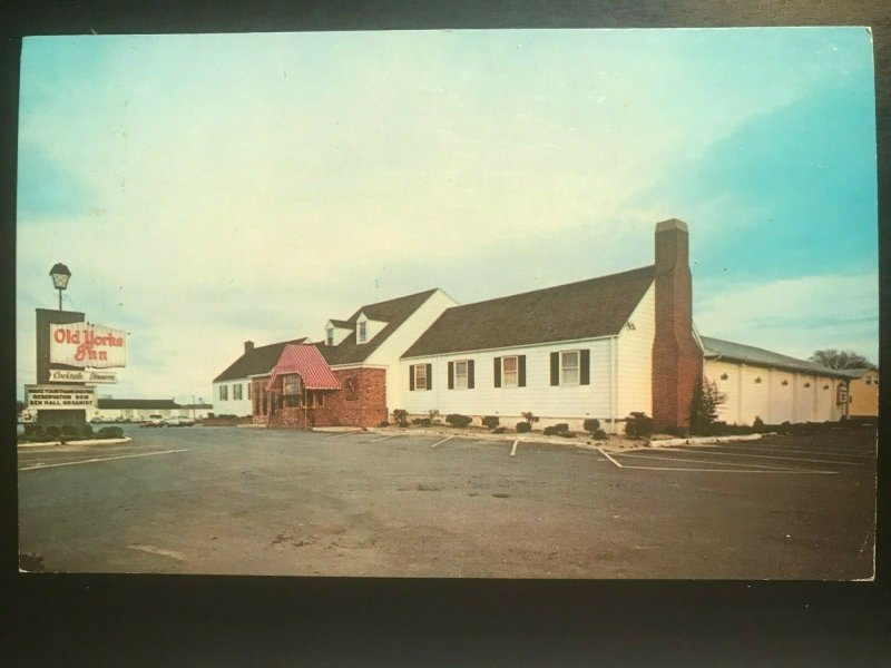 Vintage Postcard 1960's Old Yorke Inn Restaurant Cocktail Lounge