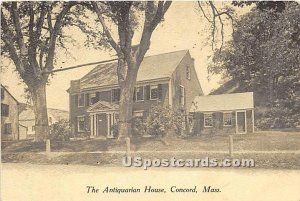 The Antiquarian House - Concord, MA