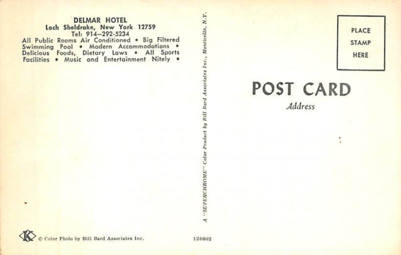 Delmar Hotel Loch Sheldrake, New York NY