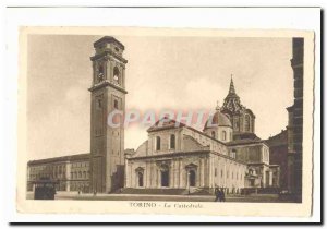 Italy Italia Torino Old Postcard The cattedrale