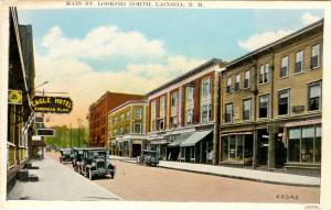 NH - Laconia. Main Street looking north
