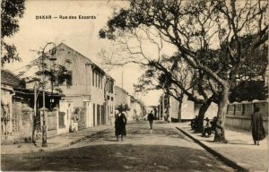 CPA AK Senegal-Dakar-Rue des Essards (235638)