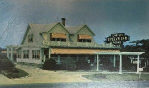 Evelyn Inn Postcard Alexandria VA Highway No. 1 Exterior View Roadside