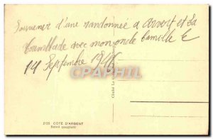 Old Postcard Cote D & # 39Argent Soteil Sunset