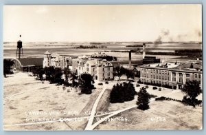 Brookings SD Postcard RPPC Photo Campus View From Campanile State College c1940s