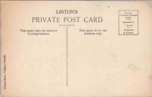 Braemer Lodge Hotel Calgary Alberta AB Alta Linton Bros. Antique Postcard E25