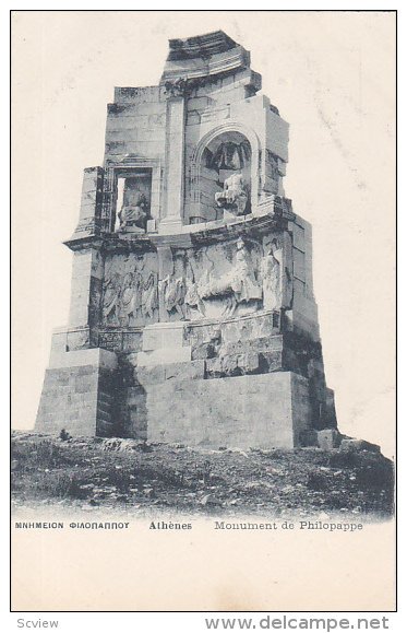 ATHENES. Greece  , 00-10s : Monument de Philopappe