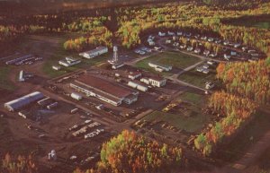 Canada Postcard - Aerial View of Fort Nelson Forest Industries, Alaska Highway