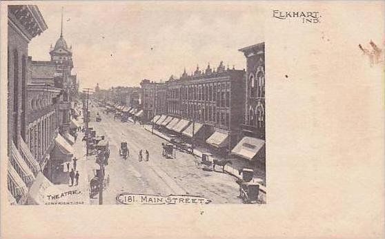 Indiana Elkhart Main Street Looking South