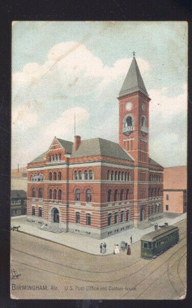 BIRMINGHAM ALABAMA POST OFFICE SYLVAN ALA. VINTAGE POSTCARD FULTON MO.