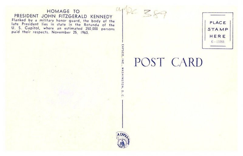 Washington D.C. John F.kennedy Body in State