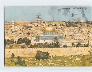 Postcard Jerusalem Seen from Mt. of Olives, Israel