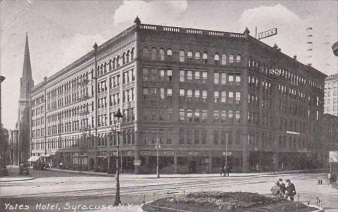 New York Syracuse The Yates Hotel 1908