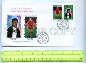 409997 Turkish Northern Cyprus 2002 year First Day COVER Football Soccer
