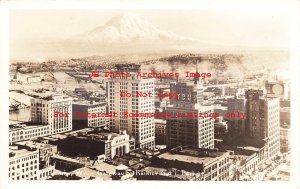 WA, Tacoma, Washington, RPPC, City Scene, Aerial View, Johnson Photo