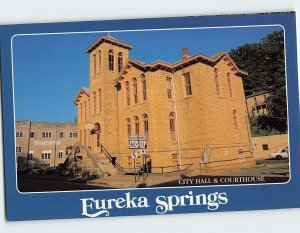 Postcard Carroll County Courthouse Eureka Springs Arkansas USA
