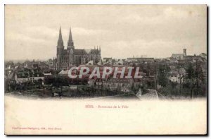 Postcard Sees Old City Panorama