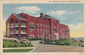 Maryland Cumberland Memorial Hospital 1941 Curteich