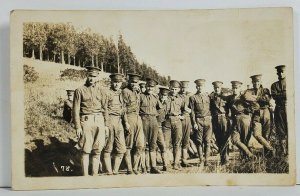 Rppc Military Soldiers Pose for Photo with Another Photobombing Postcard 018