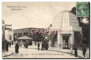 Old Postcard Exposition des Arts Decoratifs La Grande Maison De Blanc