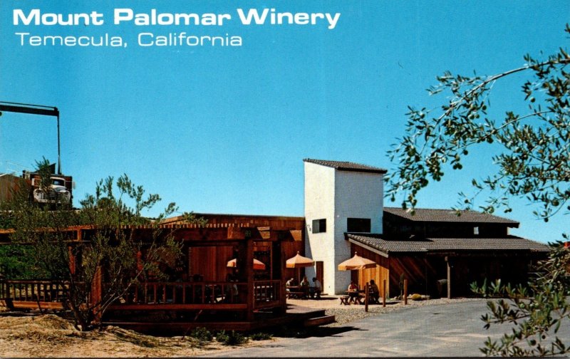 California Temecula Mount Palomar Winery Picnic Area