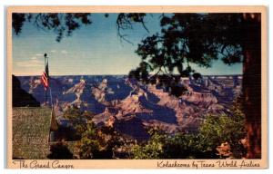 Mid-1900s TWA Trans World Airlines, Grand Canyon, AZ Postcard