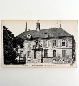 Langres France Military Hospital 1910s WW1 Era Postcard Europe Michelin PCBG12A