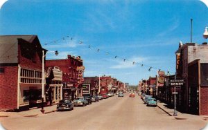 Red Lodge Montana Business District, Street Scene Vintage Postcard TT0092