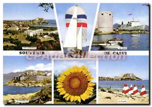 Postcard Modern Calvi Ile De Beaute