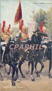 Postcard Old Royal Horse Guard Changing the Guard Army