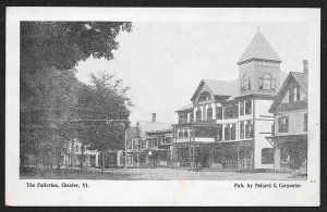 The Fullerton Hotel Chester Vermont Used c1907