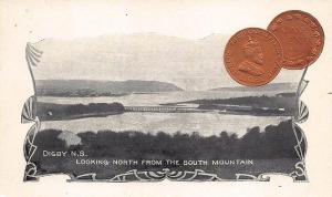 Water View Digby NS 1904 1 Cent Coin Postcard