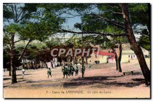 Old Postcard Camp Carpiagne A corner Army Camp